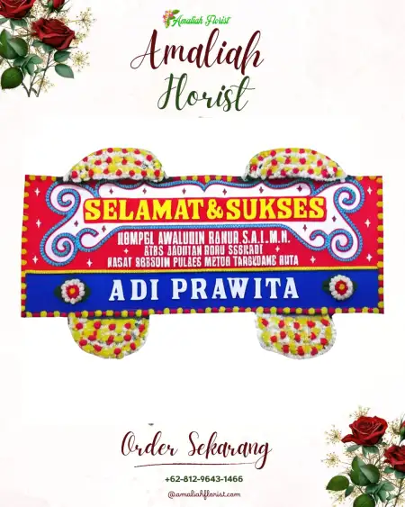 Papan Bunga Ucapan Selamat Sukaimut